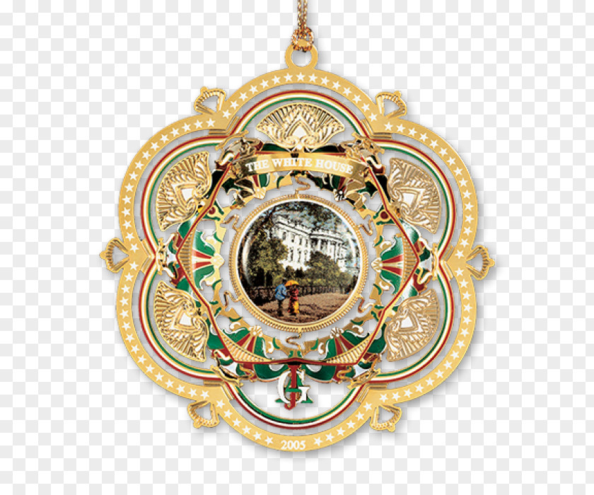 Ornaments Collection White House Christmas Tree Ornament PNG