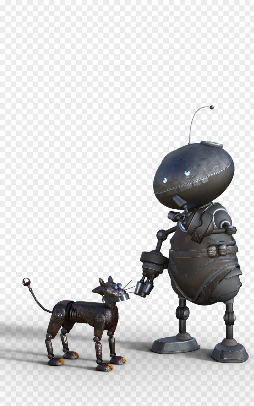 Perspective Robot Cat Robotic Pet Technology PNG