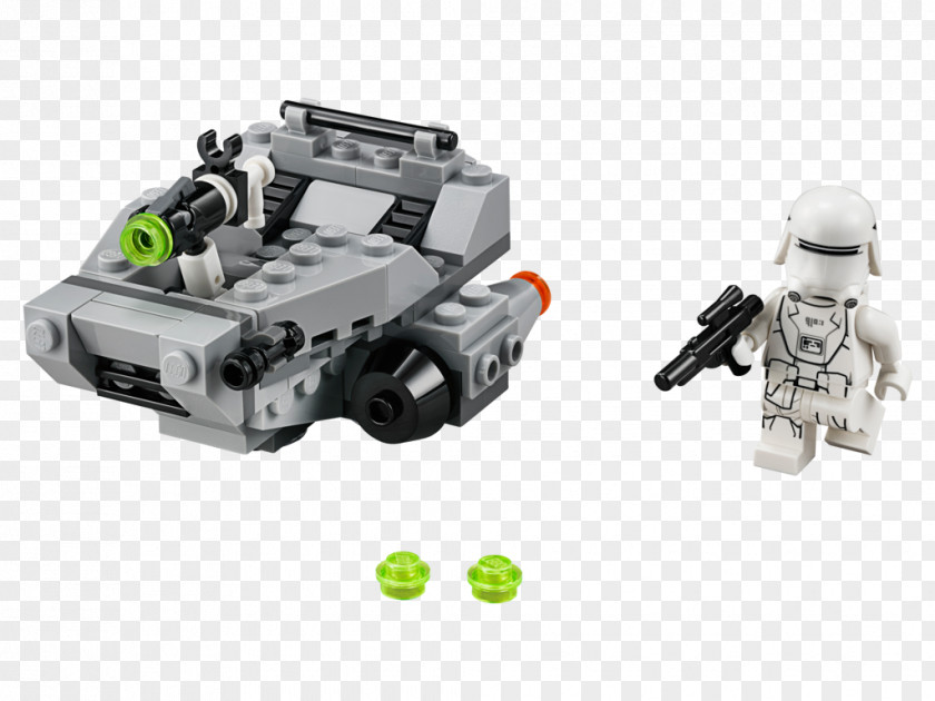 Star Wars LEGO 75126 First Order Snowspeeder : Microfighters 75100 Snowtrooper PNG