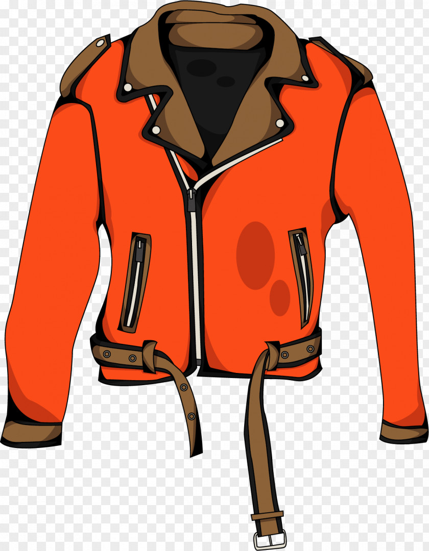 Vector Painted Yellow Jacket Euclidean Outerwear PNG