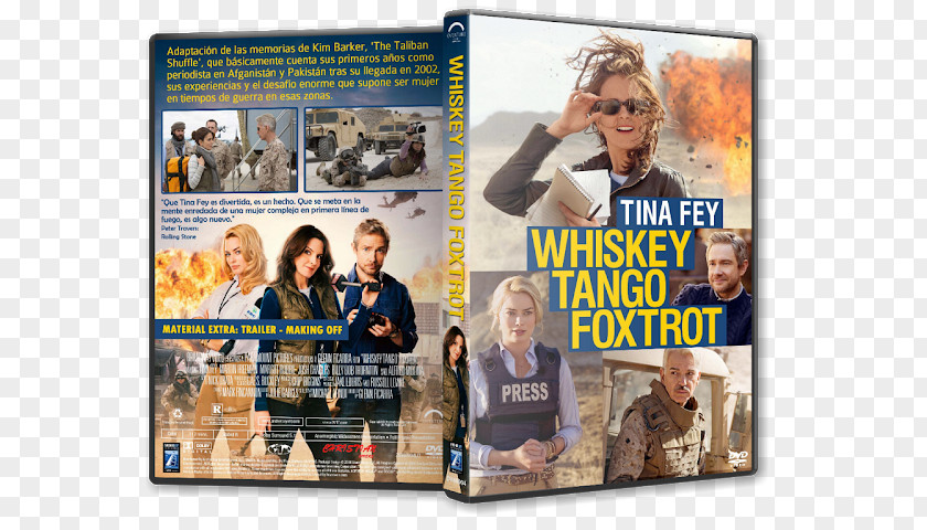 Whiskey Tango Foxtrot Paramount Pictures Poster Draamaelokuva DVD Film PNG