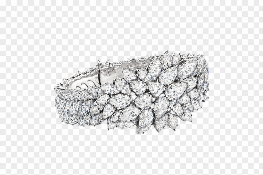 Diamond Bracelet Harry Winston, Inc. Earring Jewellery PNG