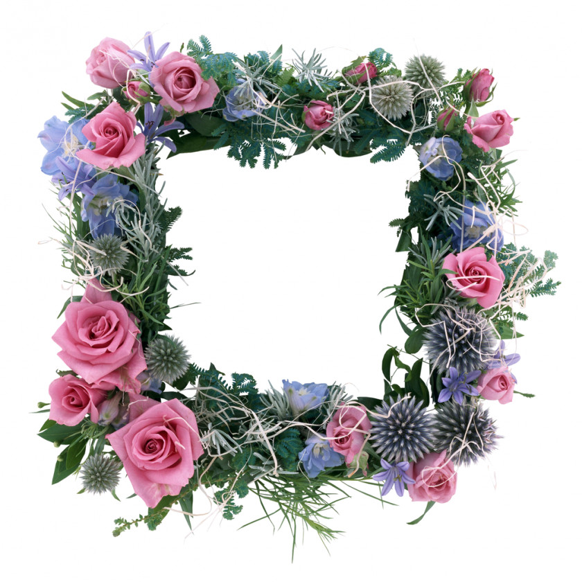 Flower Floral Design Wreath Artificial PNG