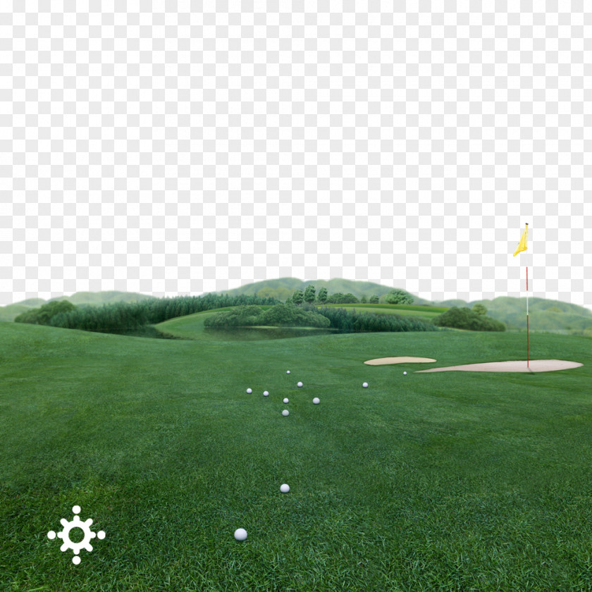 Golf Background Material Course Equipment PNG