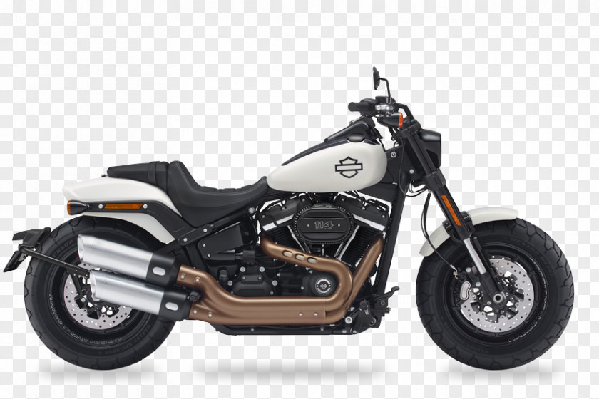 Motorcycle Red Rock Harley-Davidson Softail FLSTF Fat Boy PNG