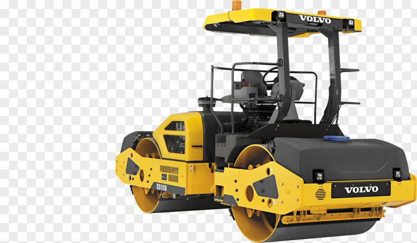 New Equipment Bulldozer Road Roller Heavy Machinery Compactor PNG