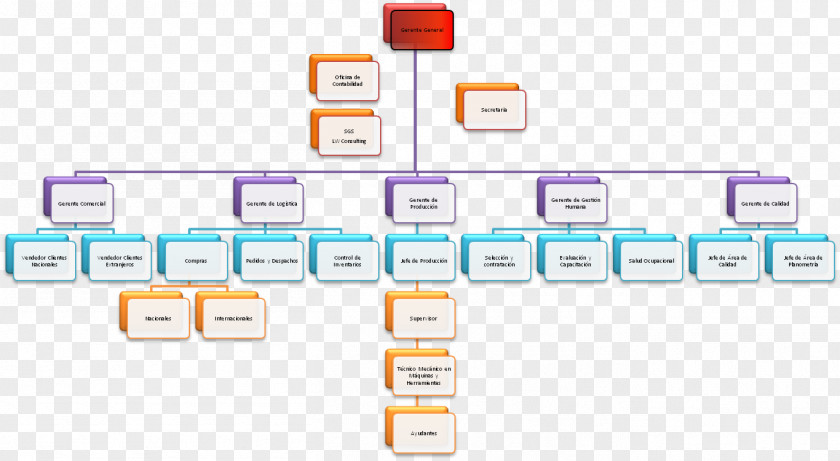 Organizational Chart Industry Metalworking Empresa PNG