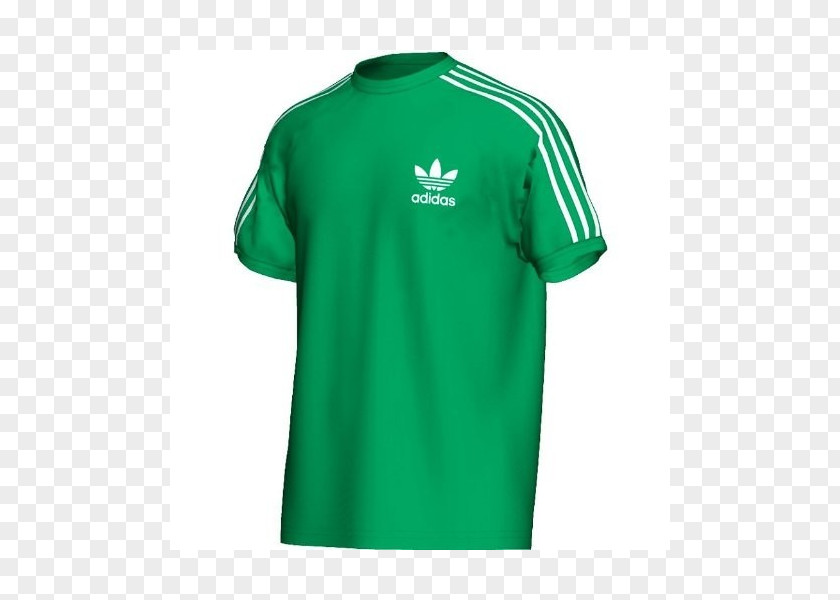 T-shirt Sports Fan Jersey Adidas Sleeve Green PNG