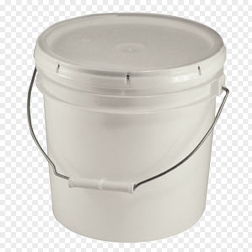 Bucket Plastic Lid Container Handle PNG