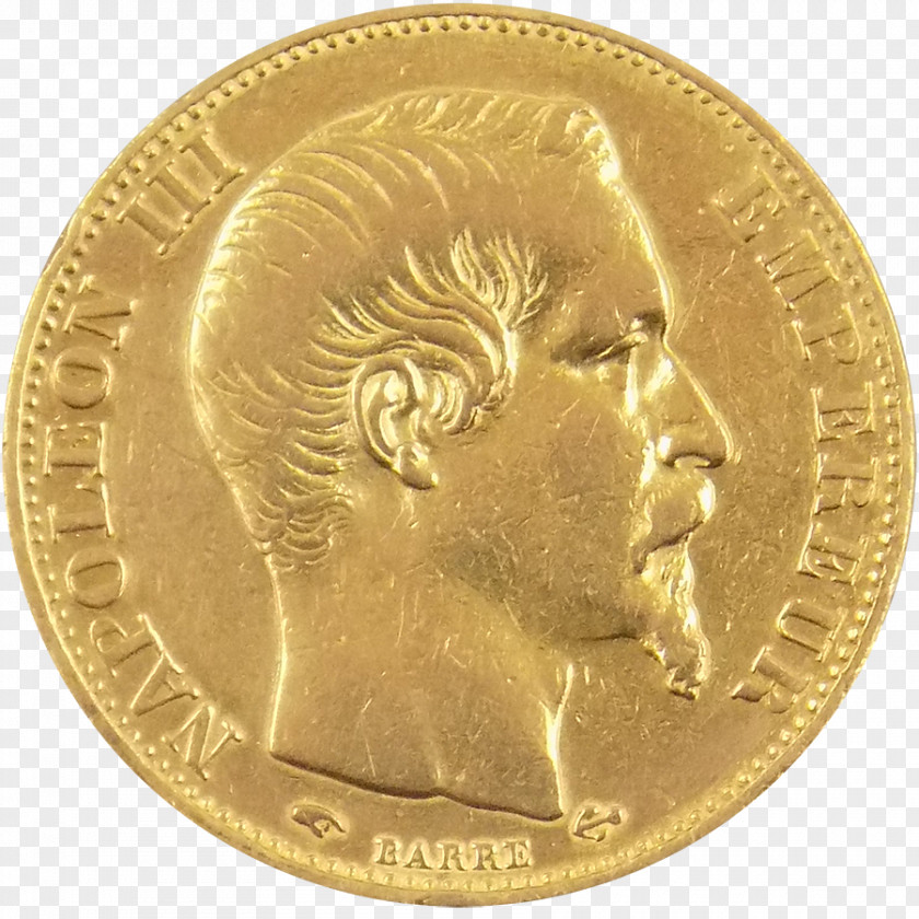 Bullion Bronze Medal Coin Gold Metal PNG