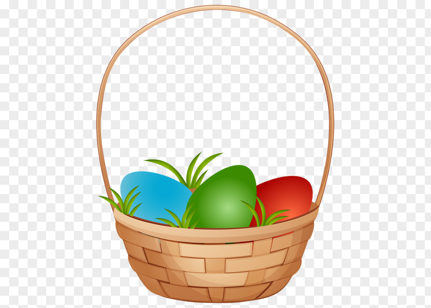 Easter Egg Bunny Basket Clip Art PNG