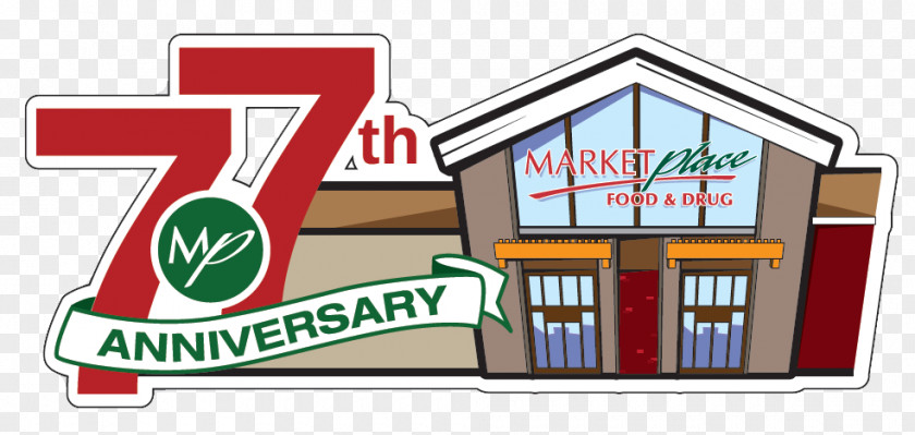 Fresh Market Building Marketplace Foods Bakery Grocery Store Logo PNG