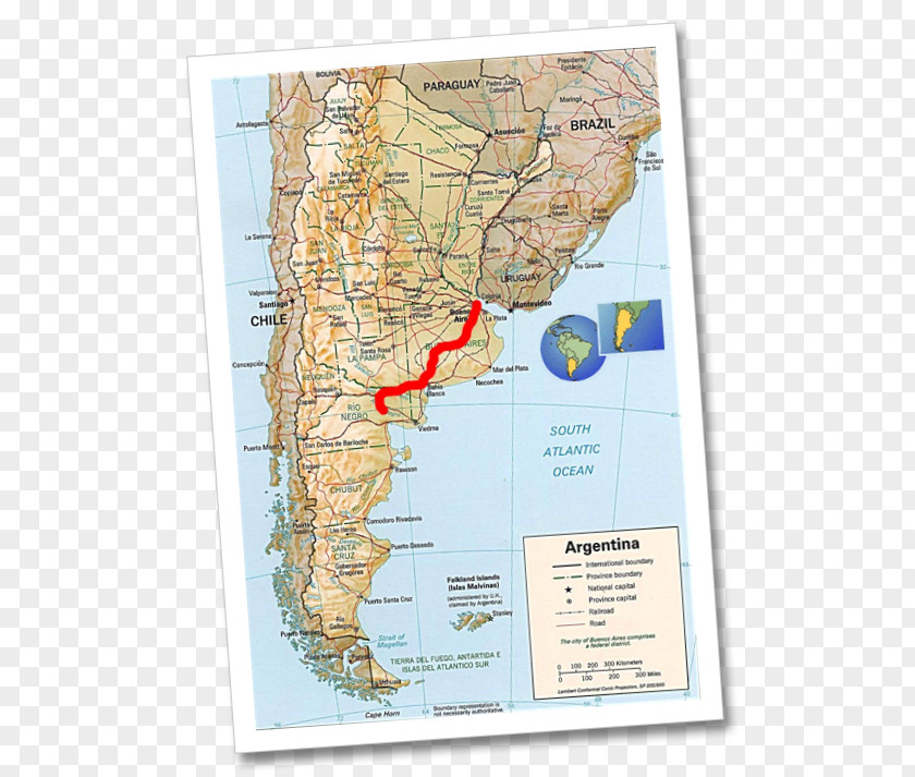 Map Atlas Argentina PNG