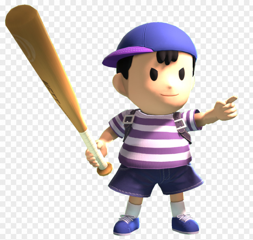 Ness EarthBound Super Smash Bros. For Nintendo 3DS And Wii U Baseball Bats PNG