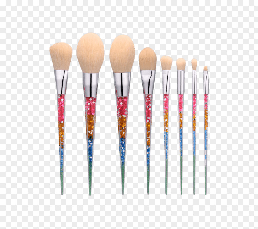 Painting Makeup Brush Cosmetics Glitter Paintbrush PNG