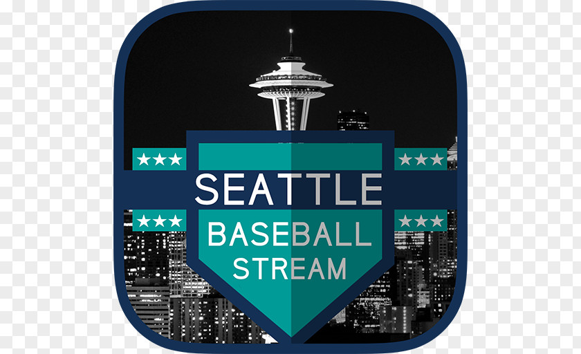 Seattle Mariners Space Needle Skyline Text OtterBox Thin-shell Structure PNG