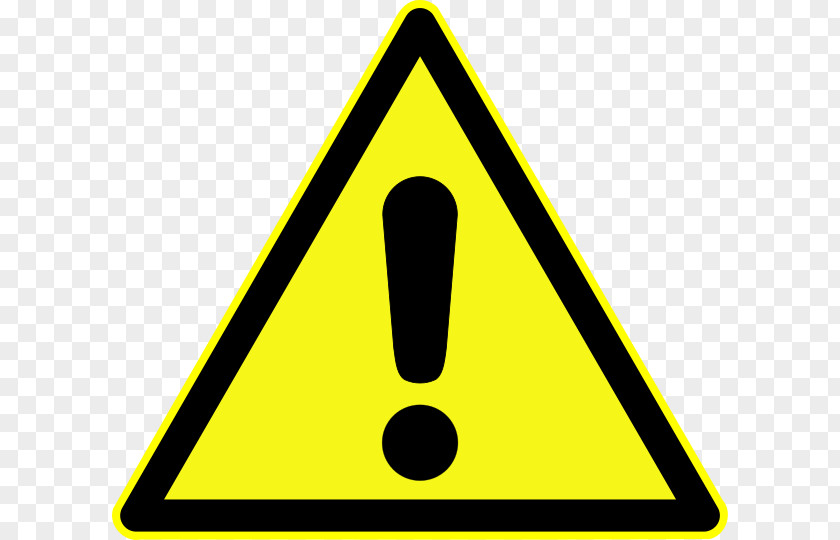 Attention Hazard Symbol Warning Sign Sticker PNG