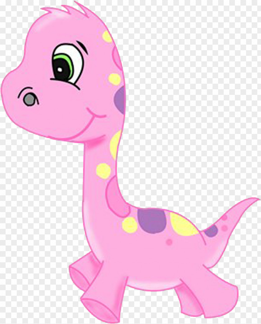 Dinosaur Pink M Character Clip Art PNG