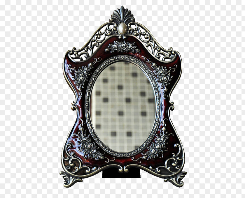 European-style Luxury Retro Mirror PNG