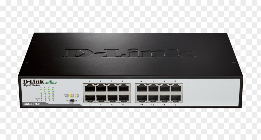 Flat Display Mounting Interface Gigabit Ethernet Network Switch D-Link XStack DES-3200-28 Fast PNG