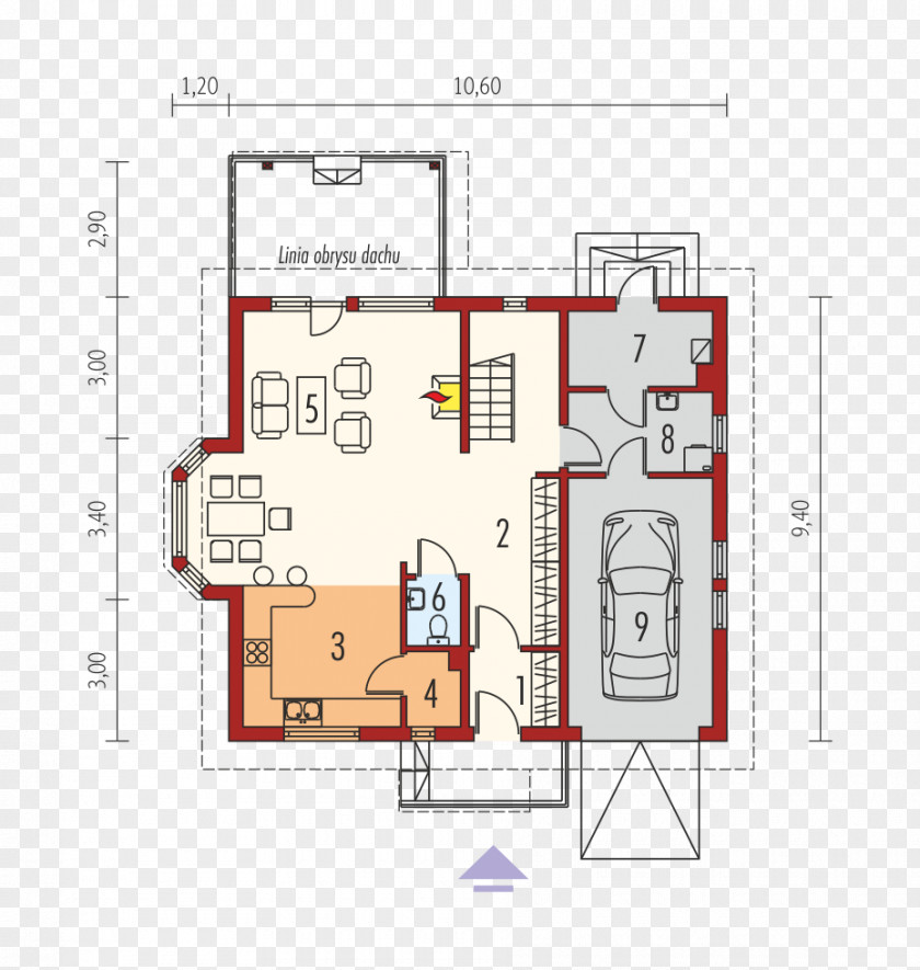House Floor Plan Building Kitchen Apartment PNG