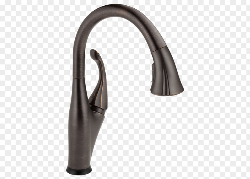 Kitchen Tap Sink Bronze PNG