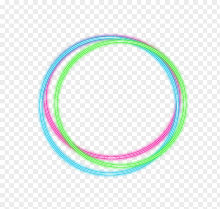 NEON Light Disk PhotoScape PNG