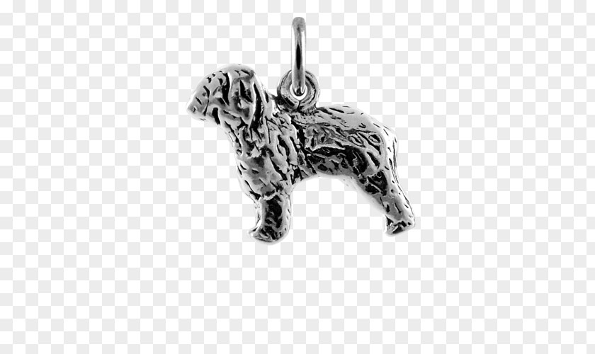 Old English Sheepdog Dog Breed Charms & Pendants Body Jewellery Silver PNG