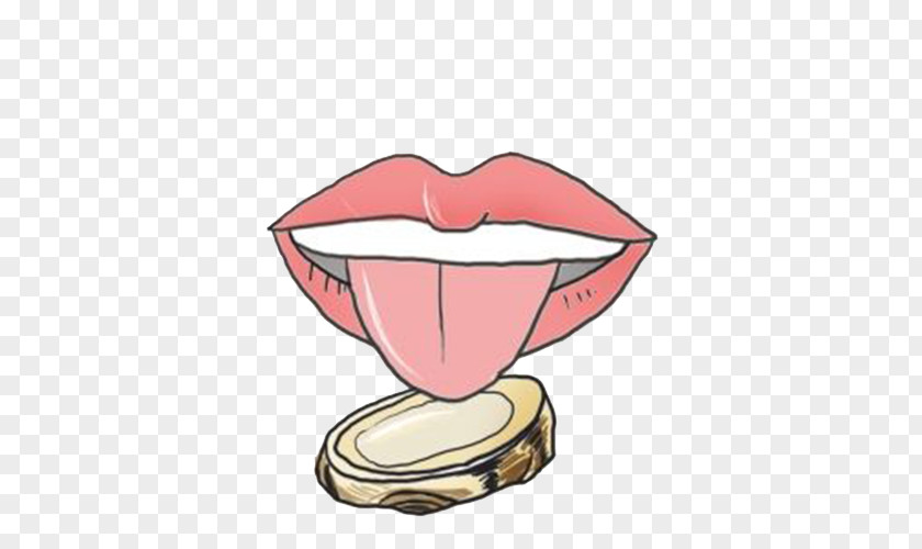 Tongue And Ginger Slice Clip Art PNG