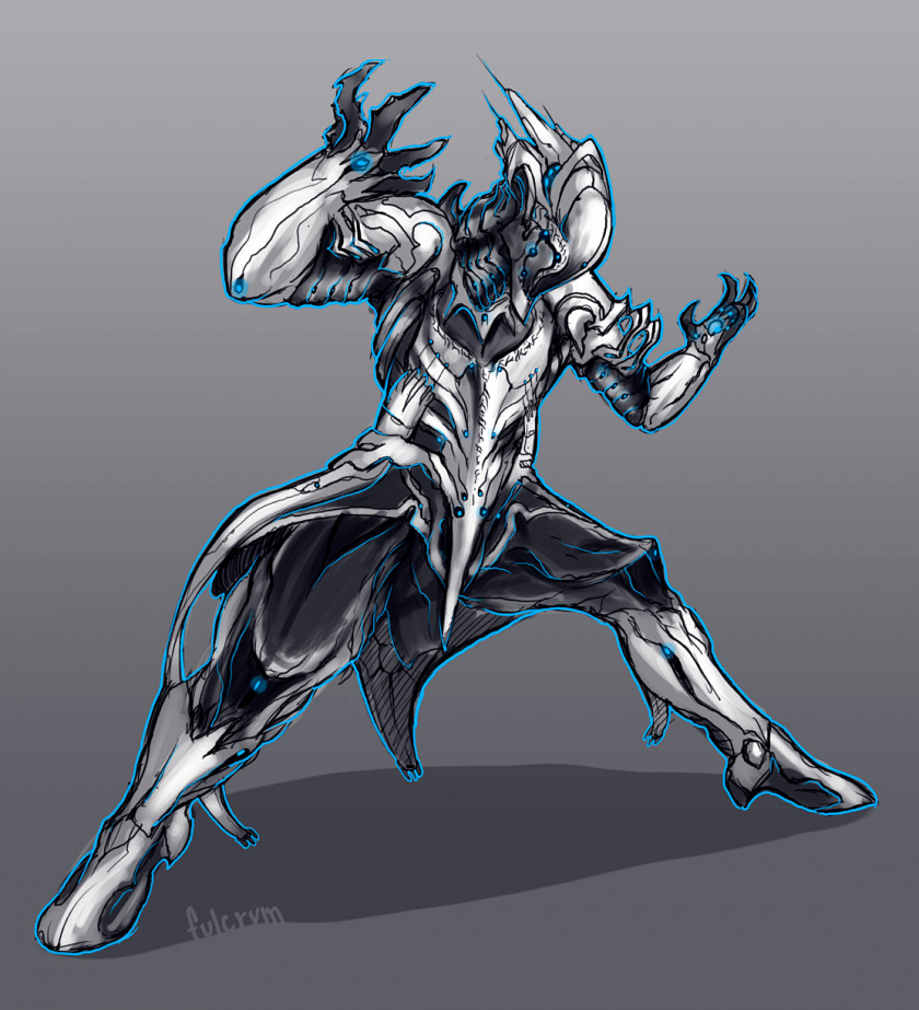 Warframe Fan Art Volt DeviantArt PNG