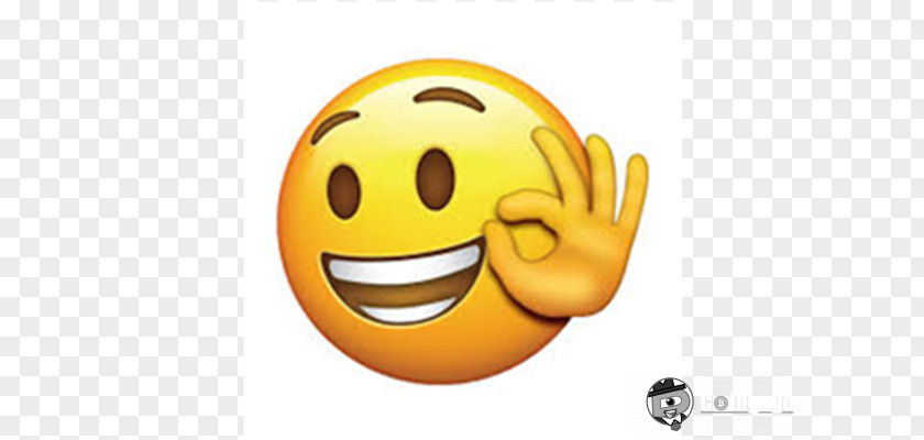 Emoji OK Thumb Signal Sign Language Sticker PNG