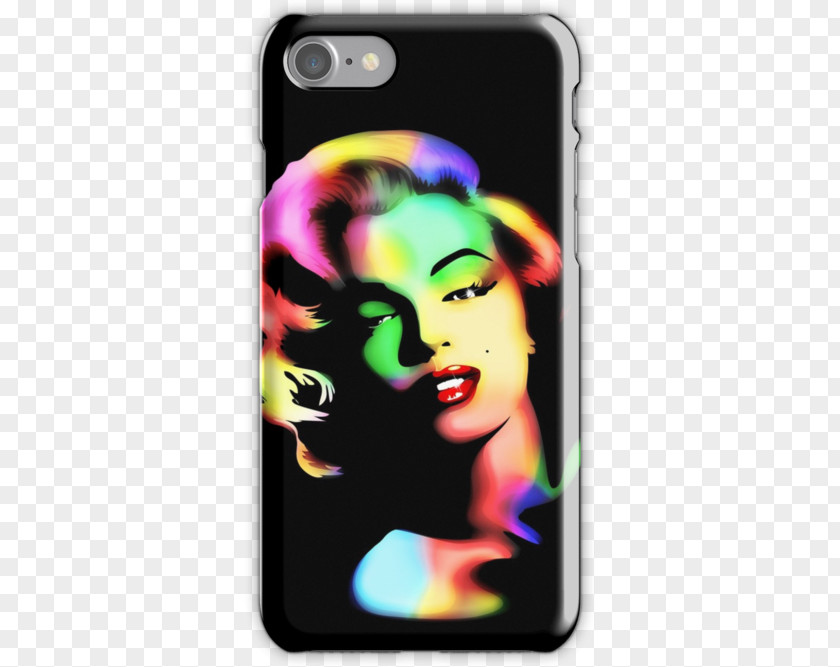 Marilyn Monroe Death Of IPhone 7 Art PNG