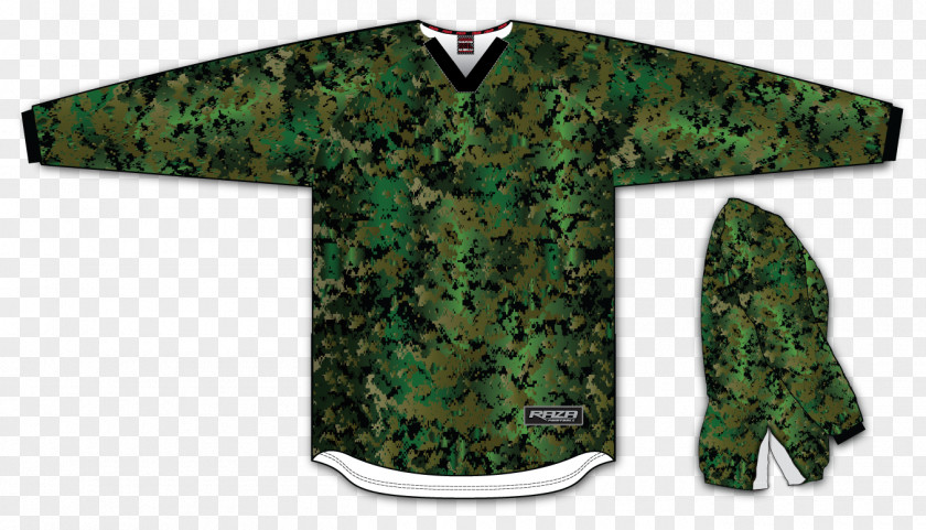 Pro Paintball Shop Military Camouflage Jersey Woodsball Sleeve PNG