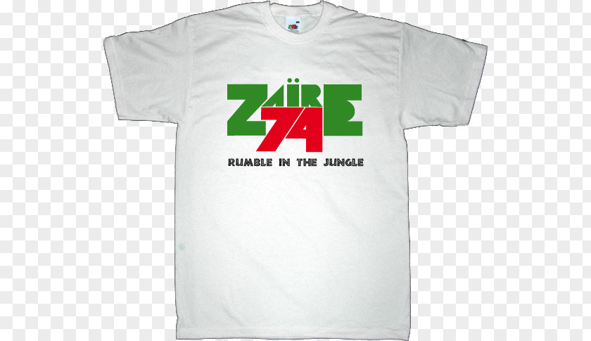 Mohamed Ali T-shirt Zaire 74 Logo Sleeve PNG