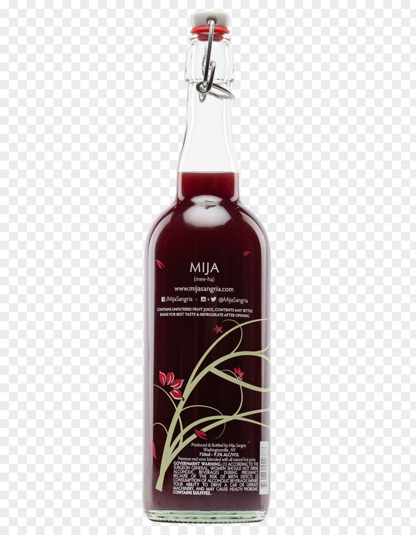 SANGRIA Liqueur Glass Bottle Whiskey Sangria PNG