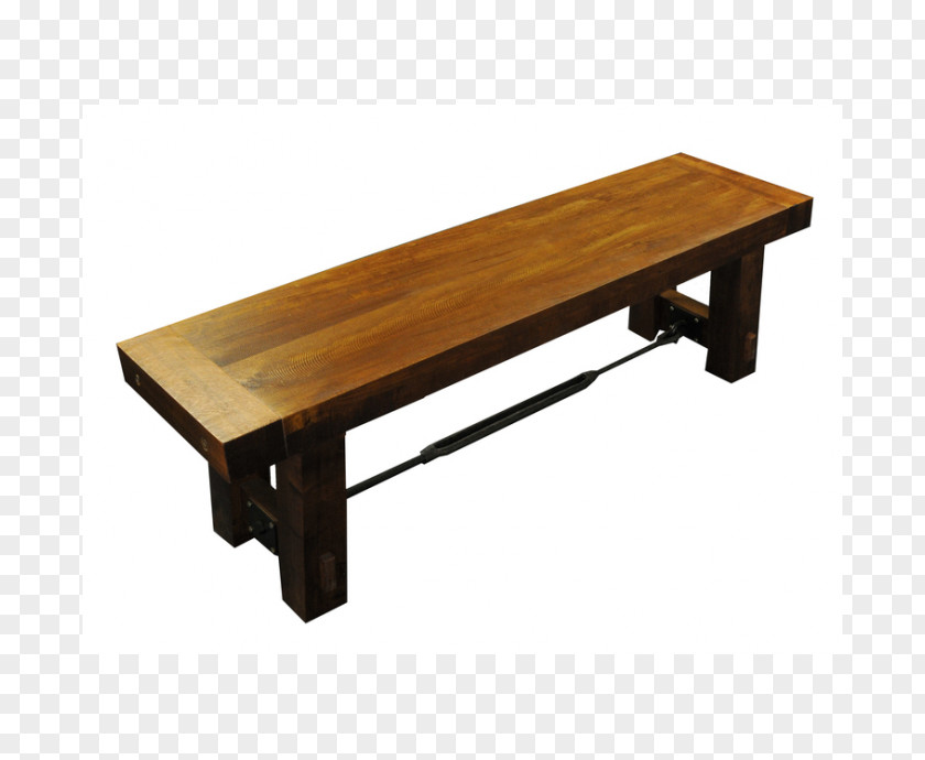 Table Bench Solid Wood Furniture PNG