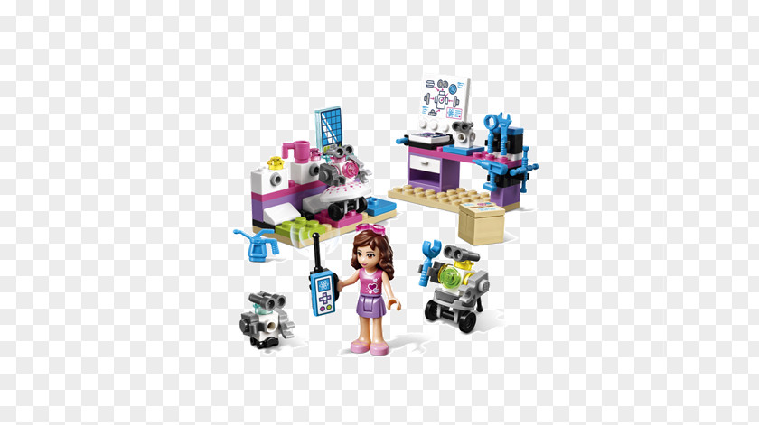 Toy LEGO 41307 Friends Olivia's Creative Lab Construction Set PNG
