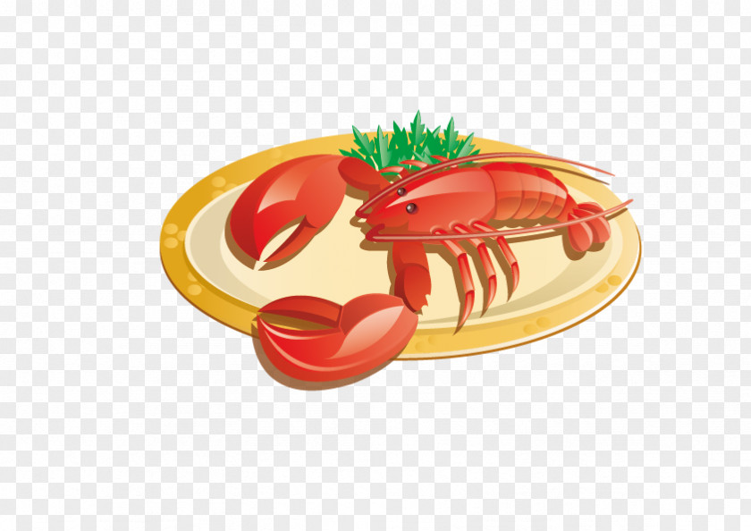 Vector Lobster Chinese Cuisine Junk Food PNG