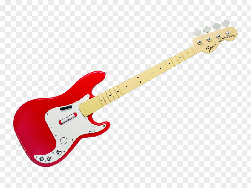 Bass Fender Precision Rock Band 3 Mustang Guitar PNG