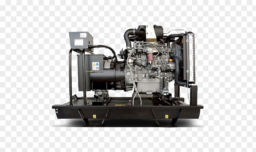 Electric Generator Diesel Aggregaat Engine Emergency Power System PNG