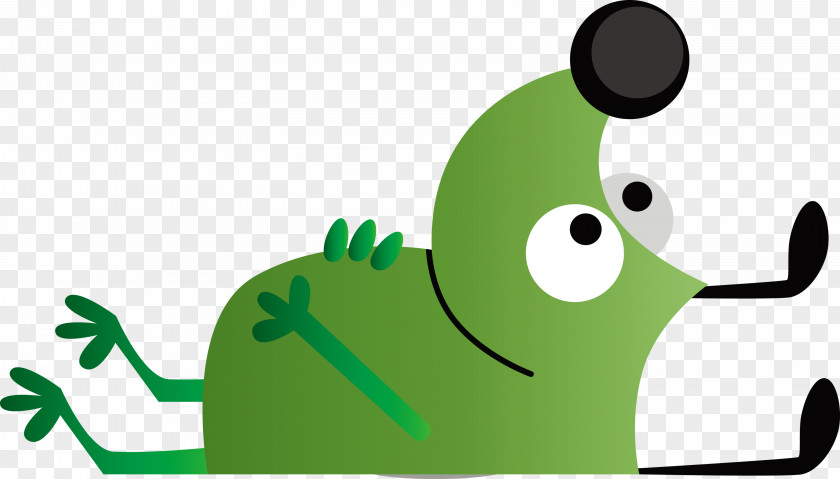 Green Cartoon Animation PNG