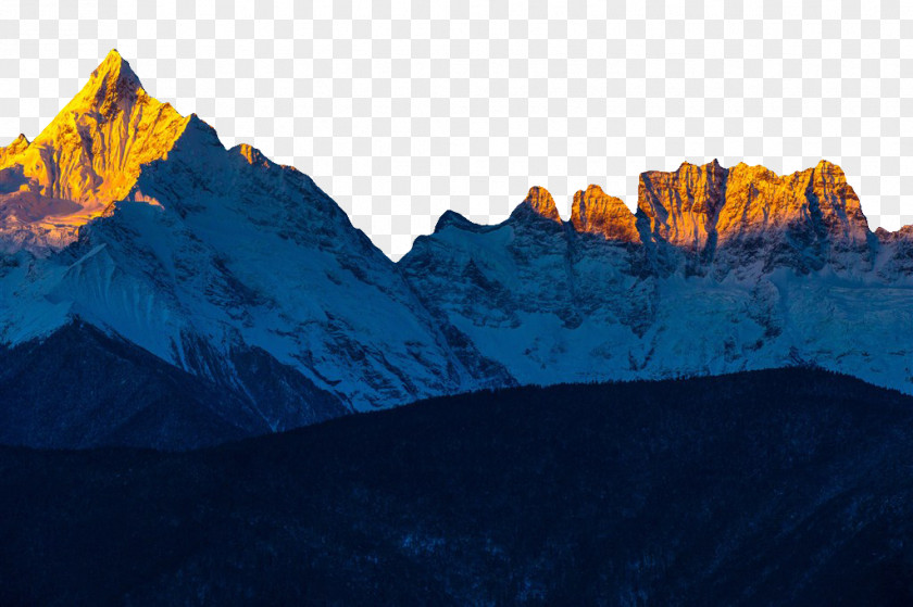 Meili Snow Mountain Landscape Plan Mountains Wallpaper PNG