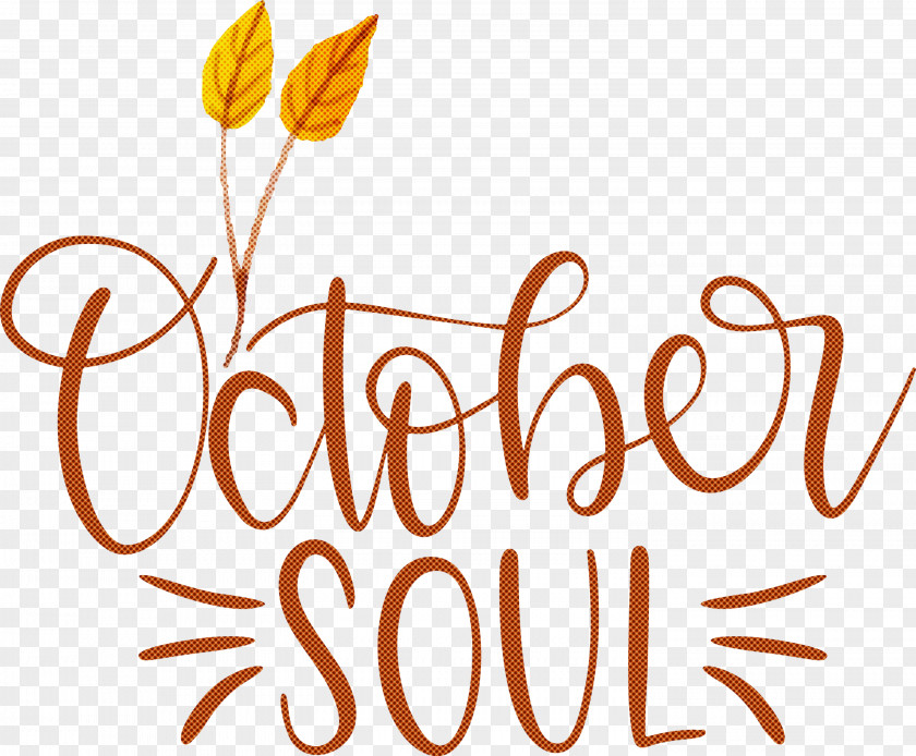 October Soul October PNG