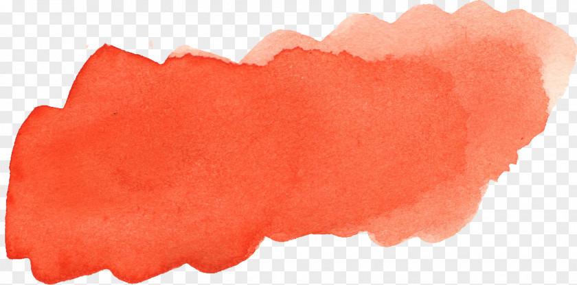 Stroke Orange Paintbrush PNG