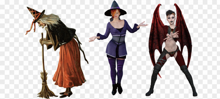 Witch Halloween Costume NG-PON2 Party PNG