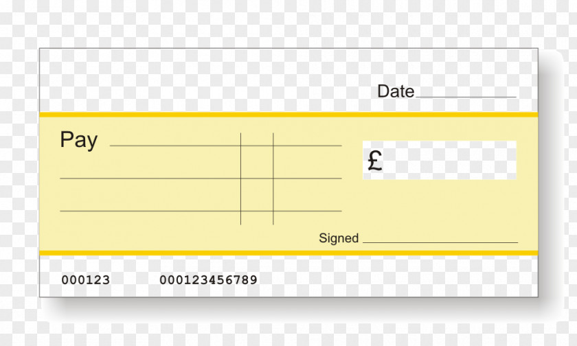 Bank Cheque Document Product Design Line Angle Brand PNG