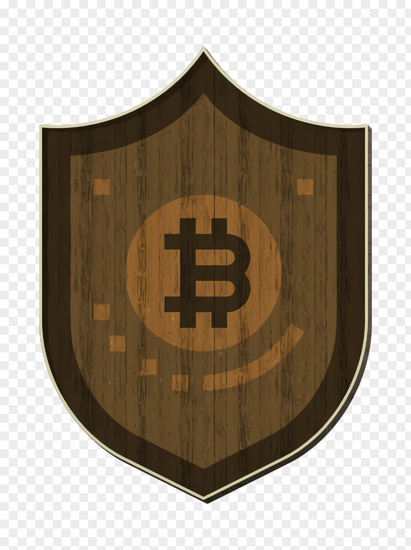 Bitcoin Icon Shield PNG