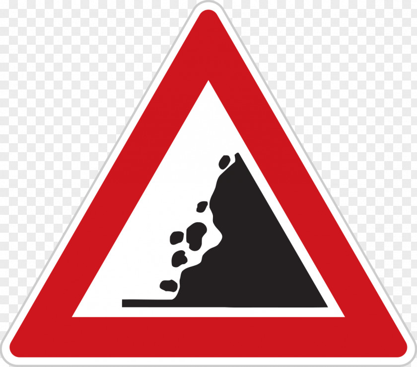 Rock Warning Sign Traffic Stock Photography Royalty-free PNG