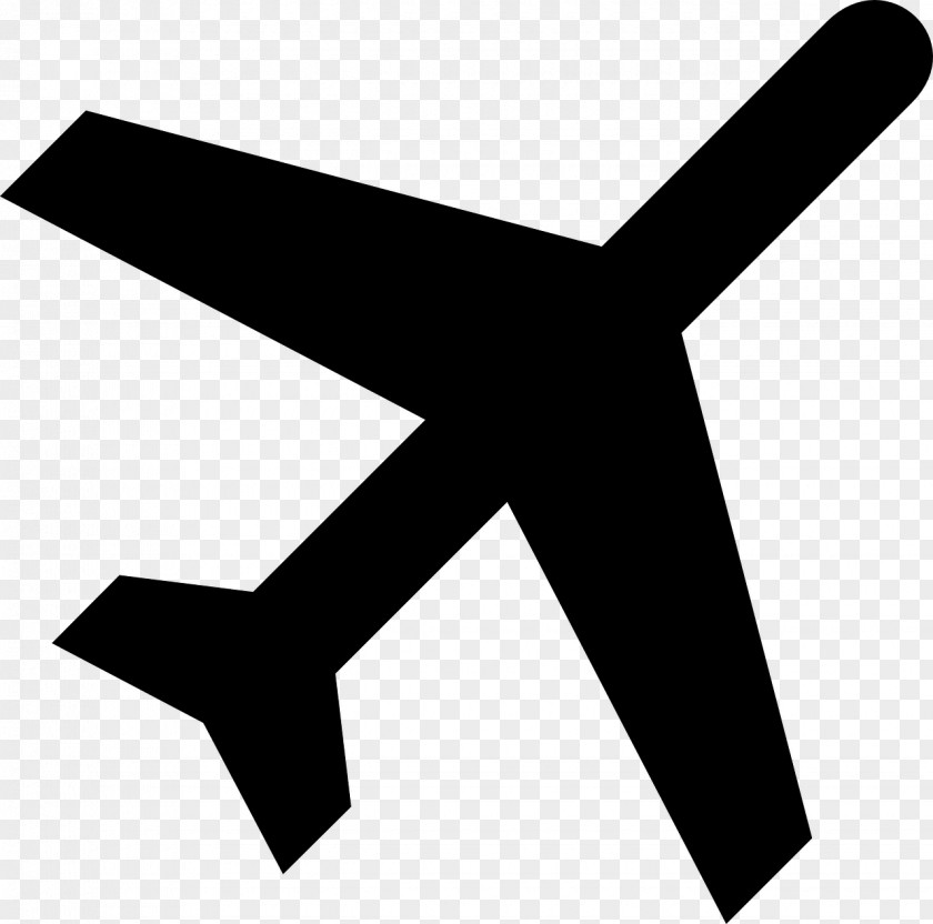 Airplane Icon Clip Art Flight Vector Graphics Openclipart PNG