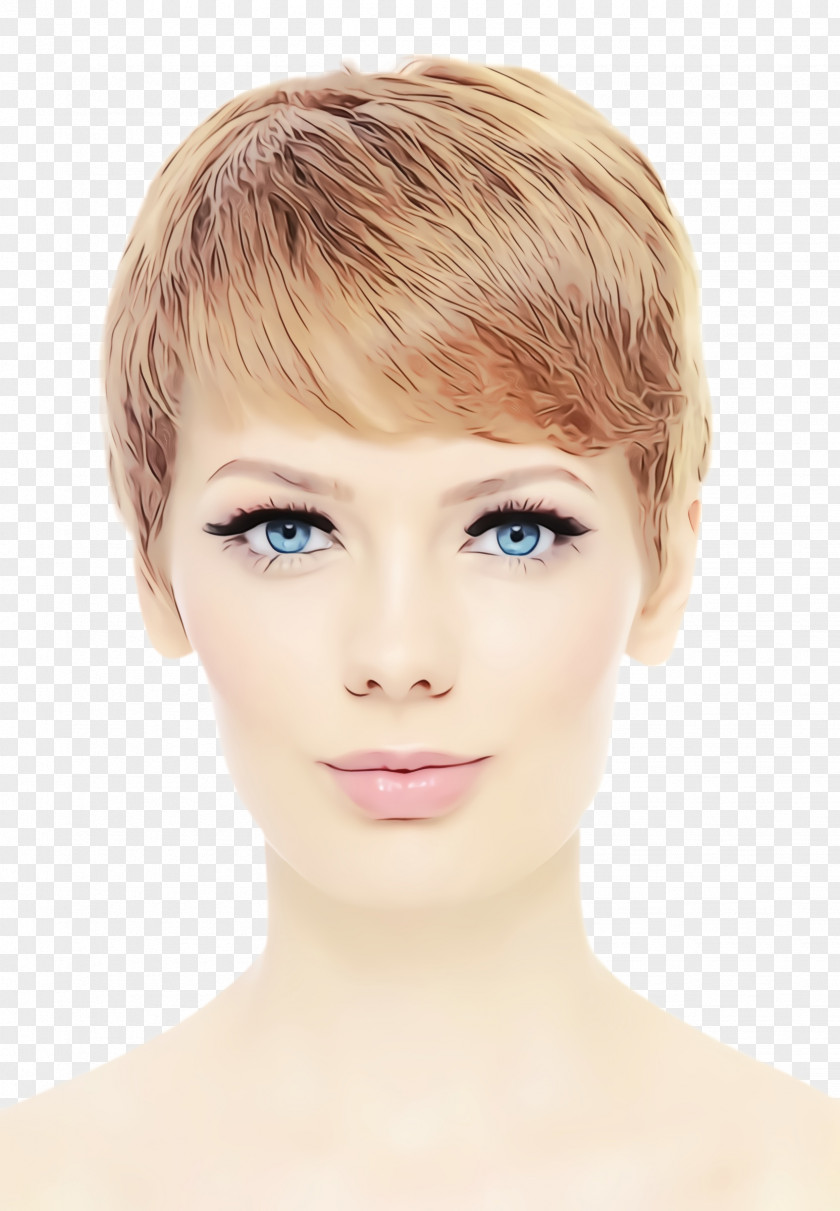 Beauty Head Face Hair Hairstyle Eyebrow Chin PNG